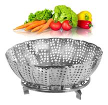 Cesto Cozimento A Vapor Legumes Cozinha Aço Inox Vaporeira Cesto Cozimento A Vapor Legumes Cozinha Aço Inox Vaporeira