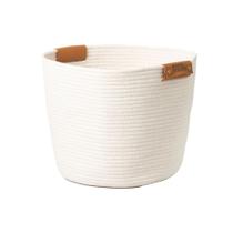 Cesto de Algodão com Alça Branco P Paramount Cesto de Algodão com Alça Branco P Paramount