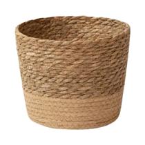 Cesto De Armazenamento Artesanal De Vime E Palha Para Plantas E Flores - Vaso De Jardim Cesto De Armazenamento Artesanal De Vime E Palha Para Plantas E Flores - Vaso De Jardim