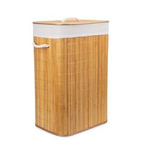 Cesto de Bambu Ecológico Dobrável Multiuso Roupas Mori 60cm MR1261