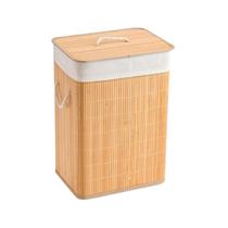 Cesto de Bambu Organizador de Roupas para Lavanderia 65L Inova