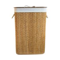 Cesto de Bambu Retangular com Tampa - Mek Cesto de Bambu Retangular com Tampa - Mek