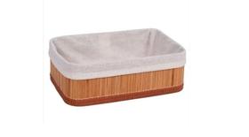 Cesto de Bambu Retangular Natural 29x19x10cm - MEK