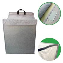 Cesto De Banheiro Para Roupa Suja Dobrável De Parede Grande