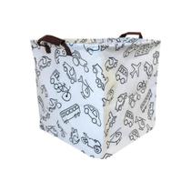 Cesto de Brinquedos Carrinhos - Preto e Branco Cesto de Brinquedos Carrinhos - Preto e Branco