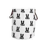 Cesto de brinquedos coelhos