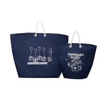 Cesto de Brinquedos e Saco Lavanderia Infantil Azul Kids