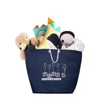 Cesto de Brinquedos Organizador Infantil Toys Bag Azul Marinho