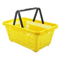 Cesto De Compras D100 Dellaplast 16L 45X29X19 Amarelo