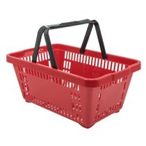Cesto de Compras D100 Dellaplast 16l 45x29x19 Vermelho