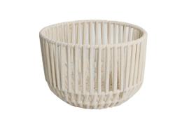 Cesto de corda de algodão e estrutura de metal P