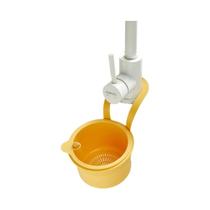 Cesto De Drenagem Ajustável 2 Em 1 Para Pia, Filtro Suspenso Para Torneira, Coletor De Resíduos De