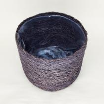 Cesto de Fibra Cilindro Revestido