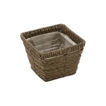 Cesto de fibra sintetica para decoracao Cesto de fibra sintetica para decoracao