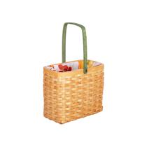 Cesto de Flores KINGWILLOW em Madeira Artesanal 23x13x21 cm