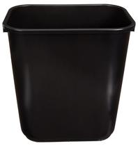 Cesto de lixo Amazon Basics retangular 26,5 L preto (pacote com 2) Cesto de lixo Amazon Basics retangular 26,5 L preto (pacote com 2)