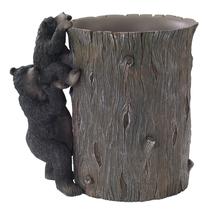 Cesto de lixo Avanti Linens Black Bear Lodge Collection Cesto de lixo Avanti Linens Black Bear Lodge Collection