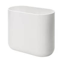 Cesto de lixo iDesign The Cade Collection Slim Oval White
