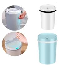 Cesto de lixo inteligente lixeira automatica 9 litros sensor touch luxo para banheiro ou cozinha - KANGUR