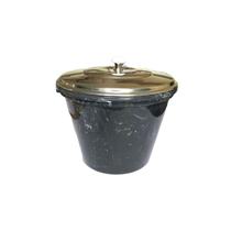 Cesto de Lixo Lixeira Banheiro Marmorizado Multiuso