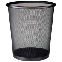 Cesto de Lixo Mor Basket, Capacidade 11 Litros, em Aço, Preto - 8235 Cesto de Lixo Mor Basket, Capacidade 11 Litros, em Aço, Preto - 8235