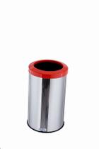 Cesto De Lixo Reciclável 20 Litros Lixeira Inox Aro Esmaltado