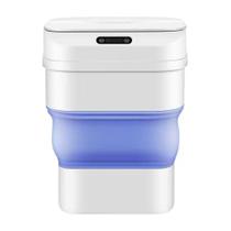 Cesto De Lixo Retrátil Smart Azul Lixeira Automática Com Sensor Inteligente à Prova Dágua 8l Cesto De Lixo Retrátil Smart Azul Lixeira Automática Com Sensor Inteligente à Prova Dágua 8l