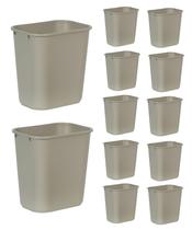 Cesto de lixo Rubbermaid Commercial 7L/28L Plástico Bege x12