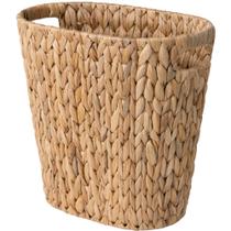 Cesto de lixo StorageWorks Wicker Water Hyacinth 13L