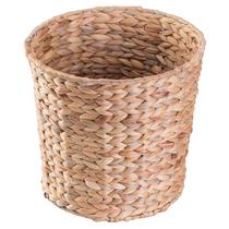 Cesto de lixo Vintiquewise Natural Water Hyacinth Round