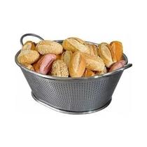 Cesto de Pães com Alça Aço Inox 84x60x26 cm Cimapi Cesto de Pães com Alça Aço Inox 84x60x26 cm Cimapi