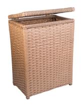 Cesto de Roupa Artesanal Fibra Sintética 55 Litros 40x25x55