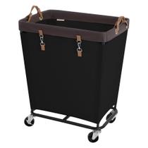 Cesto de Roupa com Rodas StorageWorks 210 L Preto