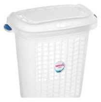 Cesto De Roupa Com Tampa 53x54cm Cristal - Sanremo