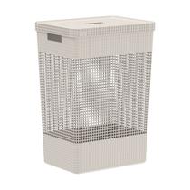 Cesto de Roupa com Tampa Roupeiro Brinquedos Grid 49 Litros CG450 Cesto de Roupa com Tampa Roupeiro Brinquedos Grid 49 Litros CG450