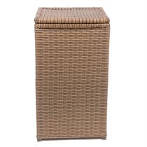 Cesto De Roupa Fibra Sintética Vertical 40x40x70 Cappuccino