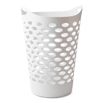 Cesto de Roupa Flexível Alto Lismow Plástico 45x44x66 cm Branco Cesto de Roupa Flexível Alto Lismow Plástico 45x44x66 cm Branco