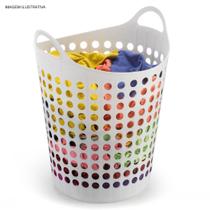 Cesto de Roupa Flexível Redondo Arthi 44 Litros