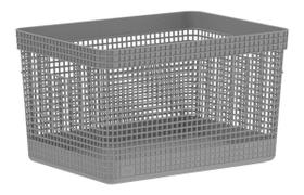 Cesto De Roupa Floreira Caixa Organizadora Grid 20Lts Cores