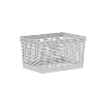 Cesto De Roupa Floreira Caixa Organizadora Grid 20Lts Cores