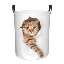 Cesto de Roupa Gbuzozie Design de Gato 63L Impermeável Cesto de Roupa Gbuzozie Design de Gato 63L Impermeável