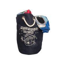 Cesto de Roupa Infantil Saco Lavanderia Azul Dobravel Kids Cesto de Roupa Infantil Saco Lavanderia Azul Dobravel Kids