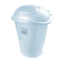 Cesto de Roupa Oval 41L Adoleta Perolado Real Azul 0828-114