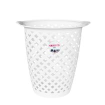 Cesto de Roupa Plástico 30 Litros Lavanderia Banheiro Branco - SR620 Sanremo