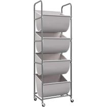 Cesto de Roupa STORAGE MANIAC 4 Andares 160L com Rodas Cesto de Roupa STORAGE MANIAC 4 Andares 160L com Rodas