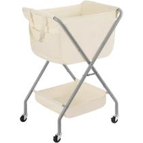 Cesto de Roupa STORAGE MANIAC Carrinho Dobrável com Rodas Cesto de Roupa STORAGE MANIAC Carrinho Dobrável com Rodas