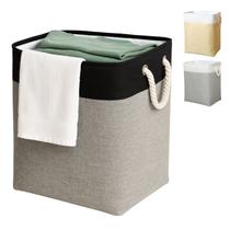 Cesto de Roupa Suja 50 Litros Organizador Banheiro Lavanderia com alças multiuso KONTUZ HOME