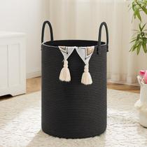 Cesto de roupa suja Artfeel 100L para armazenamento de cordas de algodão Cesto de roupa suja Artfeel 100L para armazenamento de cordas de algodão