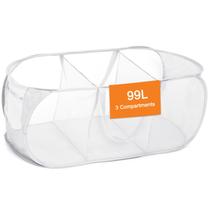 Cesto de roupa suja Bemkoo Durable Dobrável Malha Dobrável