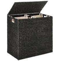 Cesto de roupa suja Best Choice Large Double Water Hyacinth Cesto de roupa suja Best Choice Large Double Water Hyacinth
